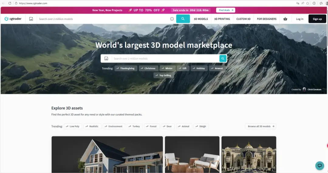 3D模型资源站-CGTrader