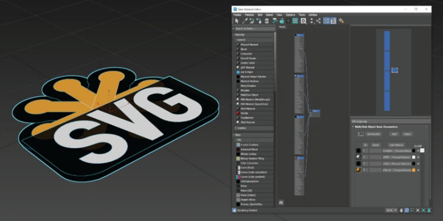 3ds Max 2025.2更新：支持SVG文件