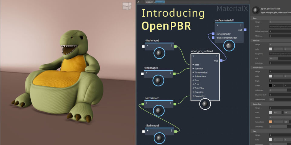 Maya 2025.3更新：OpenPBR支持
