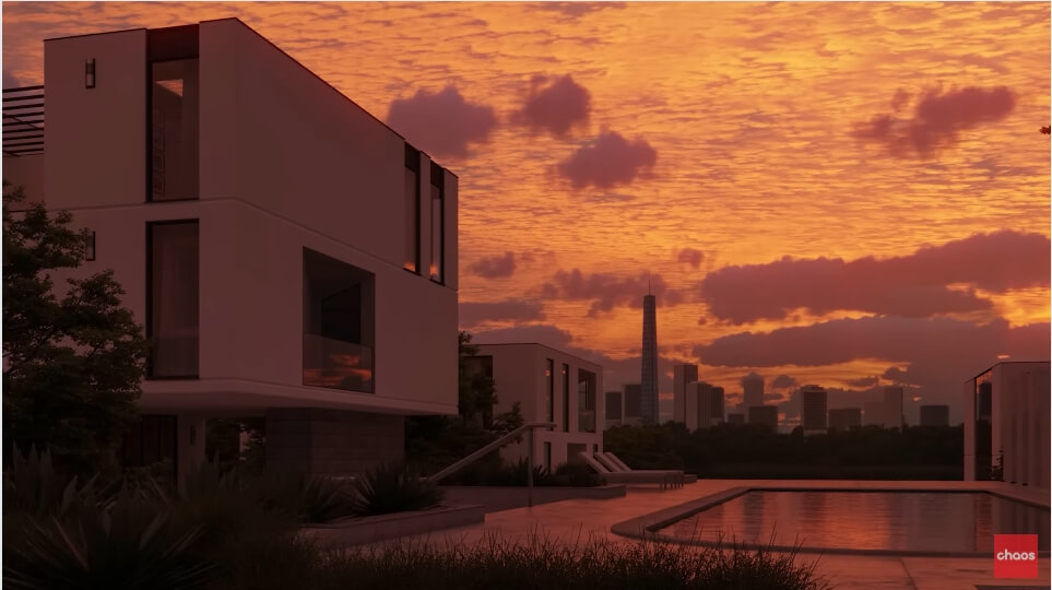 V-Ray 7 for SketchUp更新：更新的V-Ray Sun和Sky系统